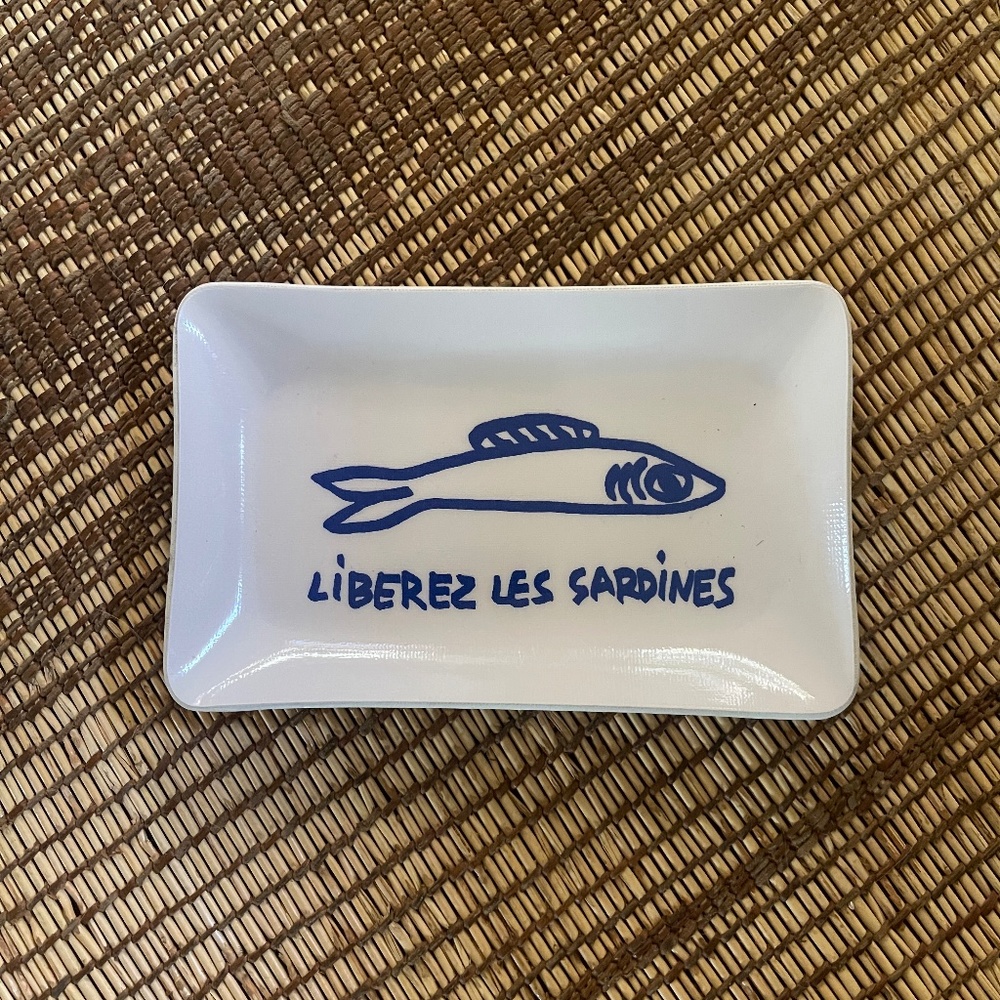 Clare V 'Liberez Les Sardines' Tray